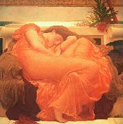 Lord Frederic Leighton Flaming June china oil painting artist